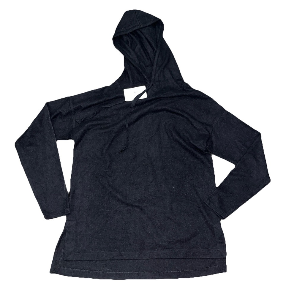 NWT‎ Women's MAX & MIA Black Stretch Hoodie Size Small S